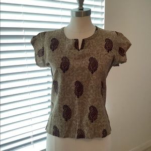 Fabindia Indian print shirt Medium